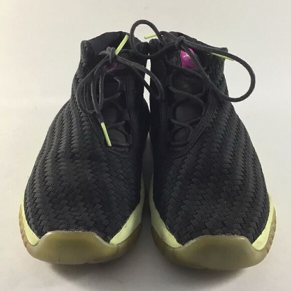 Nike Air Jordan Future GG shoes black liquid lime size 4.5 Y womens 6 685251-018 - Picture 2 of 8